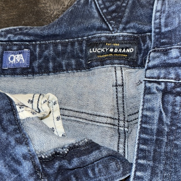 Lucky Brand Bridget Crop Flare Overall - Picture 5 of 8